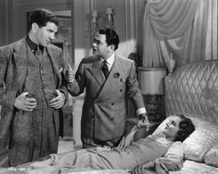 Edward G. Robinson, Lionel Stander, and Rose Stradner in The Last Gangster (1937)