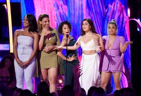 Normani, Ally Brooke, Dinah Jane, Lauren Jauregui, Fifth Harmony, and Liza Koshy at an event for Teen Choice Awards 2017