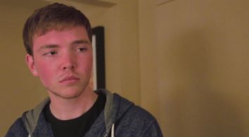 Josh Outzen on set of 