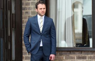 Filming on the set of Hollyoaks