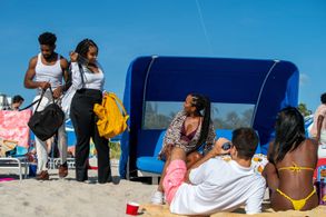 Daniel Augustin and Aida Osman in Rap Sh!t