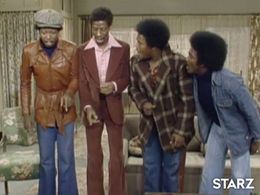 Larry Beecham, T.K. Carter, Randy Martin, and Jimmie 'JJ' Walker in Good Times (1974)