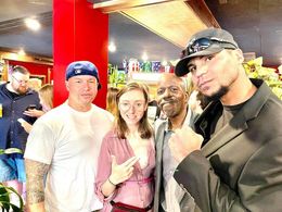 Still of Matthew Conway, William Newton, Johanna Mcginley, and Louis Banks, and the Black Wolf Premiere