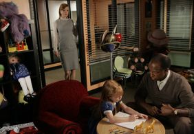 Dorian Harewood, Shirley Manson, and Mackenzie Brooke Smith in Terminator: The Sarah Connor Chronicles (2008)