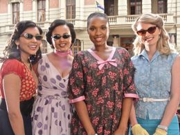 On the set of Winnie