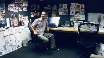 early, early days on Storks--with hair--Santa Monica, 7/13