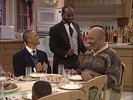James Avery, Craig Kirkwood, and Joseph Marcell in The Fresh Prince of Bel-Air (1990)