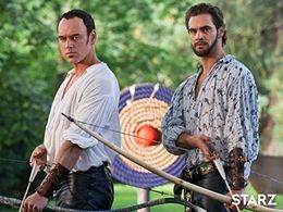Elliot Cowan and Tom Bateman in Da Vinci's Demons (2013)