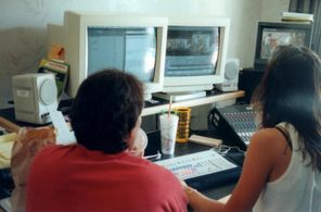 Writer/Director Robert Mann and Editor Samatha Staley - Trapped (1999)