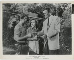 Diane Jergens, Michael Rennie, and Rusty Swope in Teenage Rebel (1956)