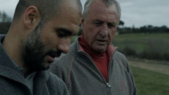 Johan Cruijff and Pep Guardiola in L'últim partit. 40 anys de Johan Cruyff a Catalunya (2014)