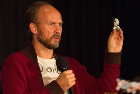 Vladimir Jon Cubrt at the Red Dragon Convention 3 in Heathrow, England.