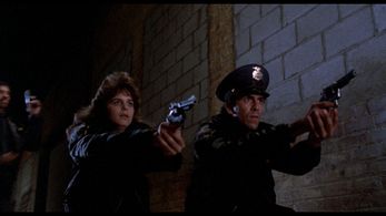 Elizabeth Alda and Jack Lightsy in Night of the Creeps (1986)