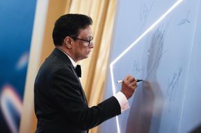 At the 17th Asian Film Awards