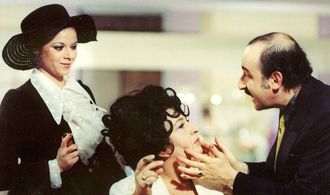 Juraj Herz, Eva Trejtnarová, and Stella Zázvorková in How About a Plate of Spinach? (1977)