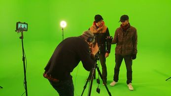 On set for the Watch_Dogs 2 promo shoot.