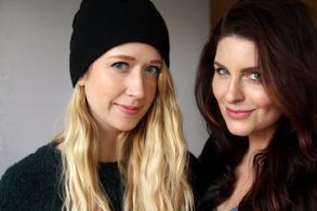 On set with Lindsay-Elizabeth Hand and Director Andrea Kfoury