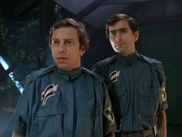 Olgierd Lukaszewicz and Jerzy Stuhr in Sexmission (1984)