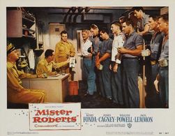 Henry Fonda, Jack Lemmon, Ward Bond, William Powell, Nick Adams, Tige Andrews, Ken Curtis, Perry Lopez, and Patrick Wayn