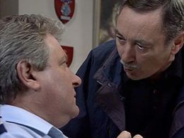 Dennis Miller and John Wood in Blue Heelers (1994)