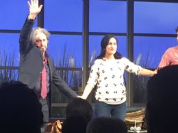 Al Pacino and Nicole Shalhoub in China Doll directed by Pam McKinnon