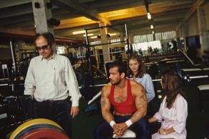 Jean-Luc Godard, Valérie Allain, and Marion Peterson in Aria (1987)