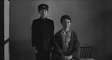 Masato Aizawa and Naoko Ôtani in Mishima: A Life in Four Chapters (1985)