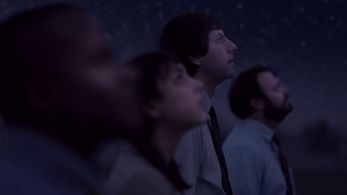 Max Cutler on the set of a National Commercial