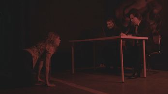 Rohan Quine, Cradeaux Alexander, and Heather Cairns in Doctor Theatre (2020)