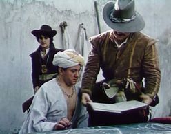 Bogdan Benyuk and Oksana Stetsenko in Trymaysya, kozache! (1991)