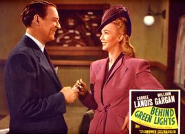 William Gargan and Carole Landis in Behind Green Lights (1946)