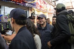 Neal Dodson, Oscar Isaac, and Adria Arjona in Triple Frontier (2019)