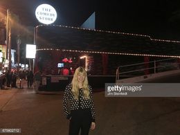 Melinda Hill after her set at The Comedy Store