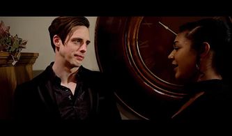 Eric Osmond and Fatima Reedy on set for 