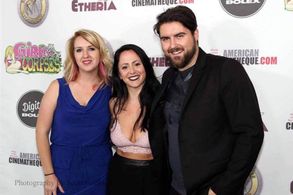 Robert Patrick Stern, Sarah Sharp, and Jill Gevargizian in The Stylist (2016)