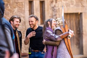 Eliska Krenková, Petr Kubik, Natalia Germani, and Marek Lambora in Princezna zakletá v case 2 (2022)