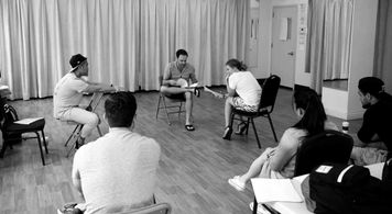 White Paper Bag : Table Read Rehearsal (NYC) Written & Directed by Ben Venturina