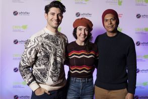 Dominic López, Kelsey Gunn & Nicholas Anthony Reid at the Whistler Film Festival