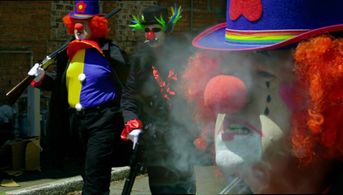 Christopher Toyne and Geno Romo in Tarts, Fools and the G-Men (2009)