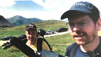 Stu Maddux with Joseph Applebaum on location in Palmer, Alaska for All The Lonely People