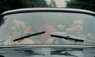 Mireille Darc, Daniel Pommereulle, and Jean Yanne in Weekend (1967)