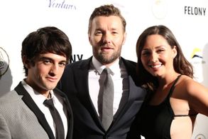 Olivia Rush and Joel Edgerton at the premier of Felony