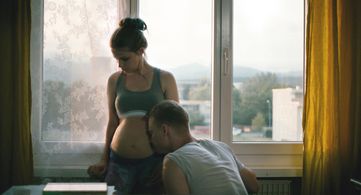 Jasna Fritzi Bauer and Sven Schelker in Goliath (2017)