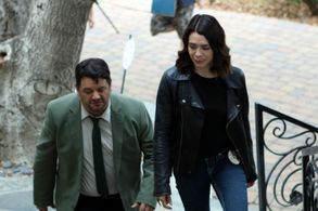 Heath Centazzo and Michelle Lukes in The Star city Murders