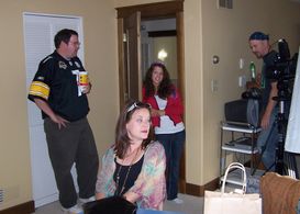 Dana Hardy, Mike Hamilton, Jeff Carpenter, and Alexandra Cherney in Trapped (2009)