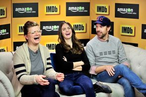 Jason Sudeikis, Alison Brie, and Leslye Headland at an event for The IMDb Studio at Sundance (2015)