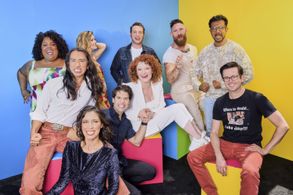 Rose McIver, Rebecca Wisocky, Brandon Scott Jones, Utkarsh Ambudkar, Richie Moriarty, Asher Grodman, Sheila Carrasco, Ro