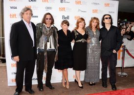 Johnny Depp, Damien Wayne Echols, Natalie Maines, Amy Berg, Tom Bernard, and Lorri Davis at an event for West of Memphis