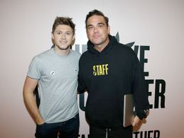 Robbie Williams and Niall Horan