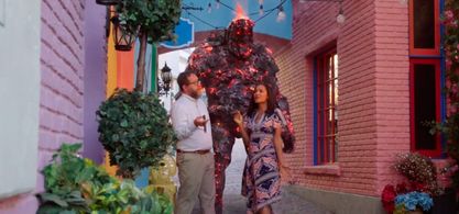 Still of Aisha Kabia & Josh Siegal in 